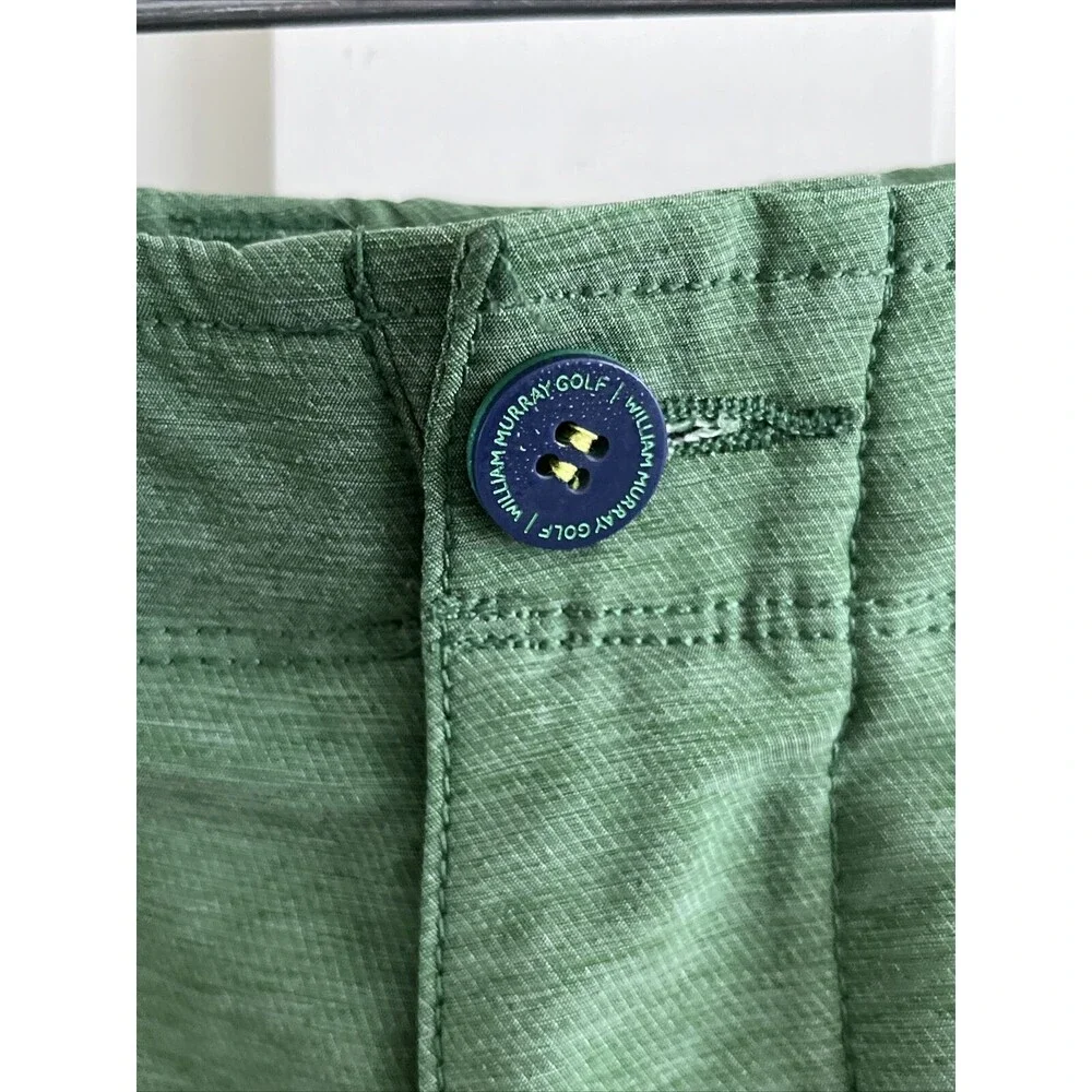 EUC William Murray Shorts Green Performance Classic Straight Fit Golf sz 32 - Picture 3 of 11
